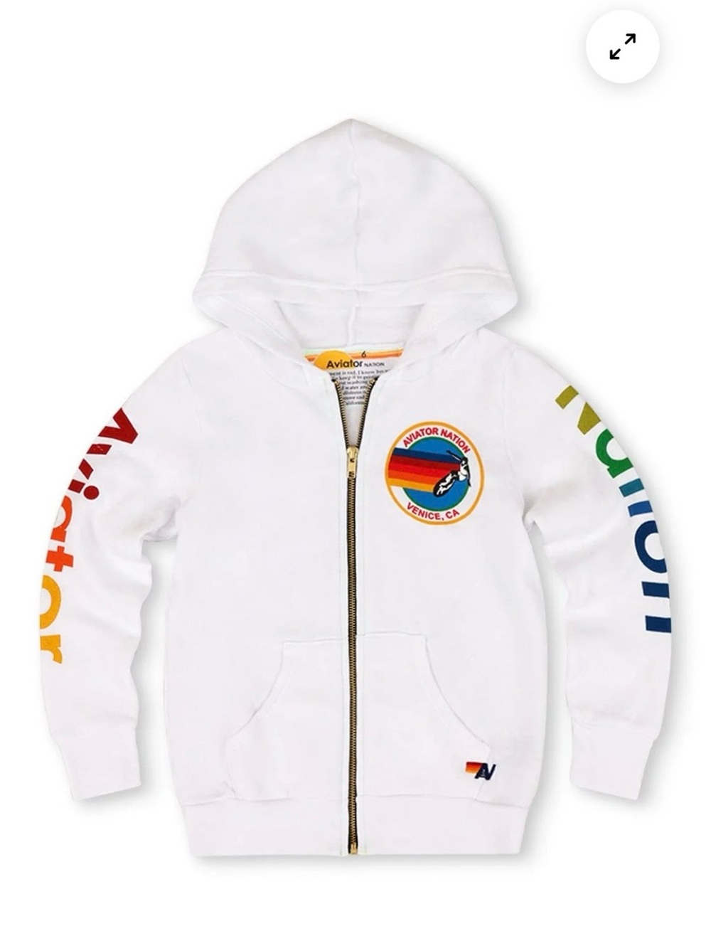 Aviator Nation Venice zip hoodie